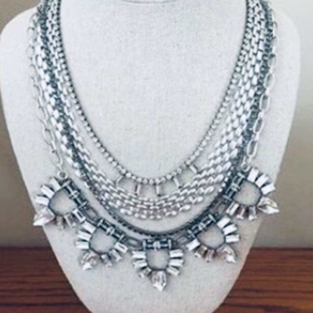 Stella & Dot | 3-in-1 Star Rhinestone/Pearl Jeweled NEW Statement Neckla… - Picture 6 of 9